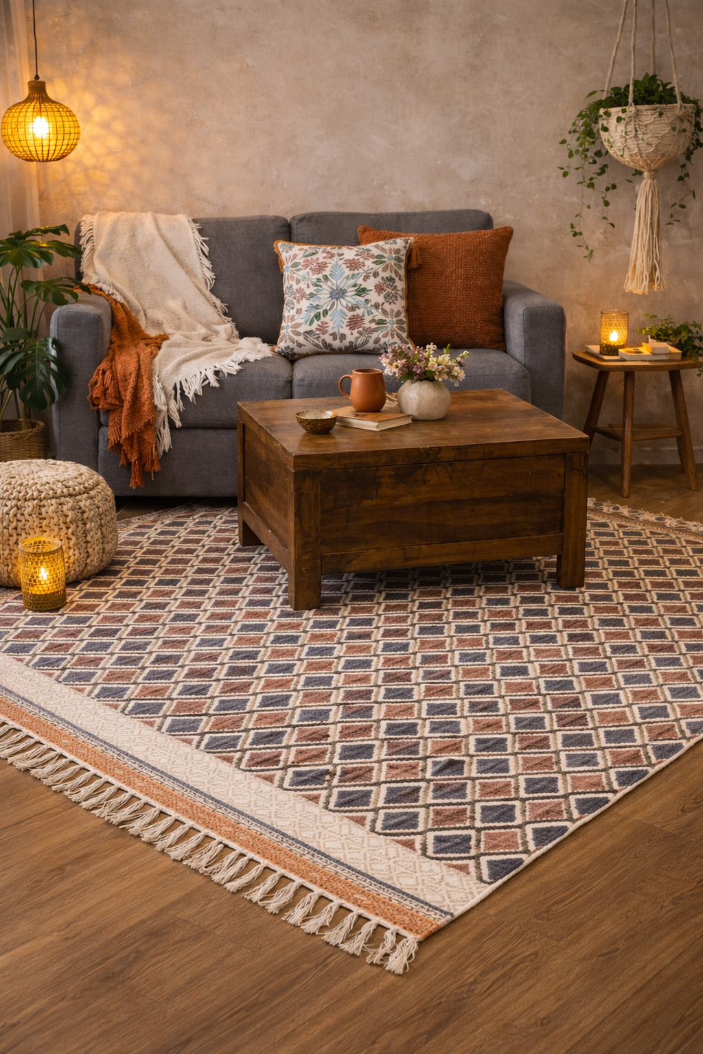 Adore Rug Collection Boho Handmade Rugs Australia - Block Printed & Cotton Bohemian Rugs ...