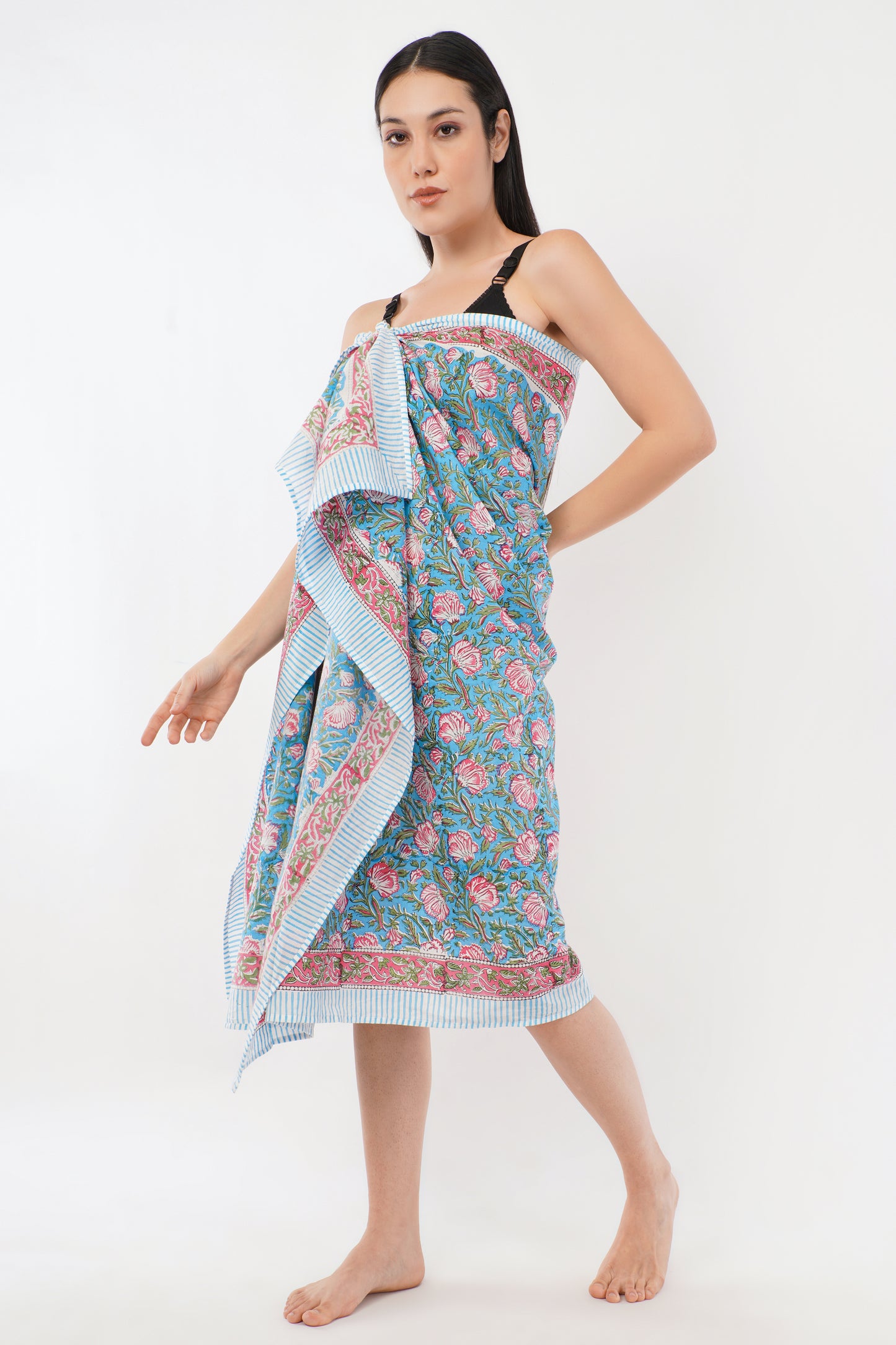 Cotton Floral Printed Beach Sarongs Wrap Tarang